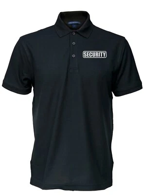 Security Polo с Светоотражающим Дизайном, как левая грудь, так и спина, Легкий уход Pique - Изображение 1 из 4