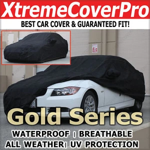 2013 2014 2015 VOLVO S60 WATERPROOF CAR COVER W/MIRROR POCKET BLACK - Foto 1 di 12