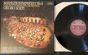 GEORG SOLTI - Mahler Symphony n° 8 - VIENNA BOYS CHOIR - DECCA 2 lp Box - NM - Picture 1 of 2