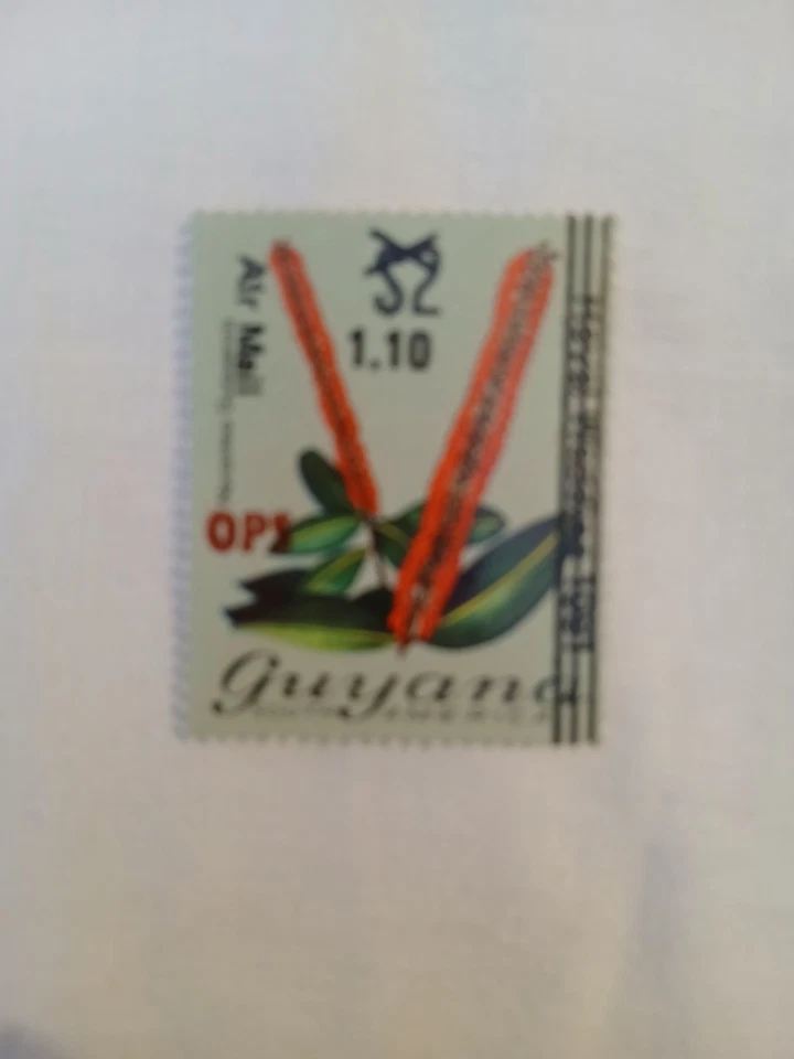 K525  Guyana 1983  Royal Wedding flora1v.  MNH with various other stamps Diana - Image 1 of 4