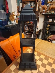 Vintage 1980s West Germany Koziol Manhattan Style Tower Plastic CD Rack 62cm - Picture 1 of 9