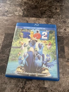 Rio 2 (Blu-Ray + DVD, 2014) FREE SHIPPING - Picture 1 of 5
