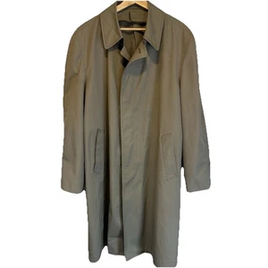 Vintage London Fog Trenchcoat Herren 42 Reg Outer Shell hellbraun braun - Bild 1 von 6