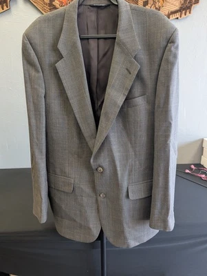 Blazer Burberry's Ventana Pata de Gallo Lana Para Hombre 48 Largo Foto 1 de 4