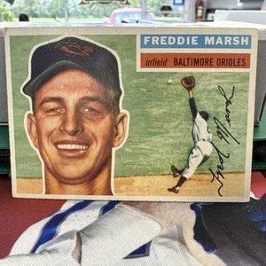 1956 Topps 23 Fred Marsh White Back VG #D1.446941 - Foto 1 di 2