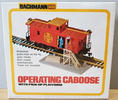 Bachmann Operating Caboose with Pick-Up Platform HO 1:87 Scale - Image 1 of 4