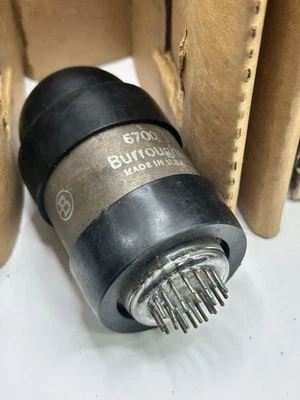 Burroughs Beam Switching Tube Type-6700 Brand New In Box NOS - Image 1 of 3