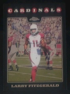 2008 Topps Chrome Larry Fitzgerald No. TC86 Arizona Cardinals - Picture 1 of 6