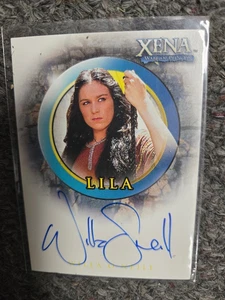 Xena Season 6 Autograph Card LILA Willa O'Neill A21 Rittenhouse - Picture 1 of 2