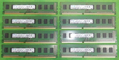 Samsung 4GB 1Rx8 PC3-12800U DDR3 Desktop Memória RAM LOTE DE 7 - Imagem 1 de 3