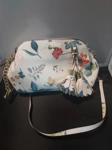 Nine West Floral Crossbody Handtasche Canvas Blumenmuster Damen’s - Bild 1 von 11