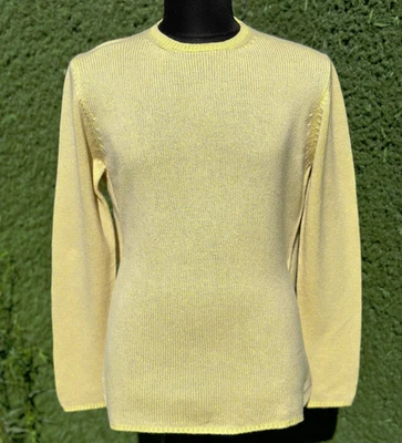 Suéter Pullover Tejido Completo Prada Milano Relajado Pura Cachemira Ligero Talla 52 L XL Foto 1 de 4