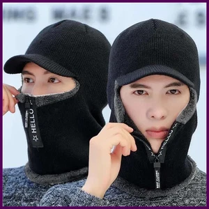 Nuevo Hombres Invierno Cálido Lana Sombrero Exterior Protección para los Oídos Sombreros Cálido Grueso Bicicleta - Imagen 1 de 29