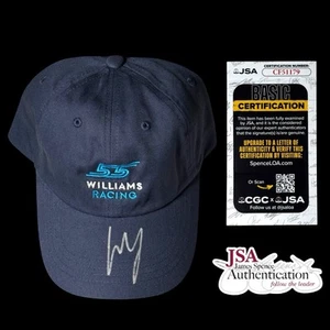 Sombrero firmado por Carlos Sainz Williams Racing #55 certificado de autenticidad JSA autógrafo Fórmula 1 F1 - Imagen 1 de 2