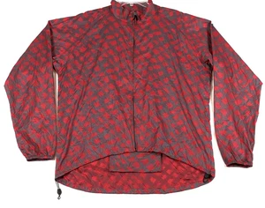 Vintage LL Bean Illuminite Reflective Running Windbreaker Jacket Men XL Red Gray - Picture 1 of 12