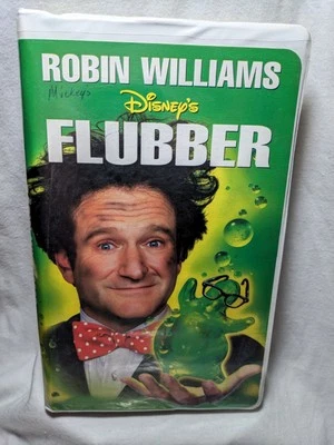 Disney's 1998 FLUBBER ROBIN WILLIAMS VHS Clamshell McDonald Levine Marcia Harden - Image 1 of 4