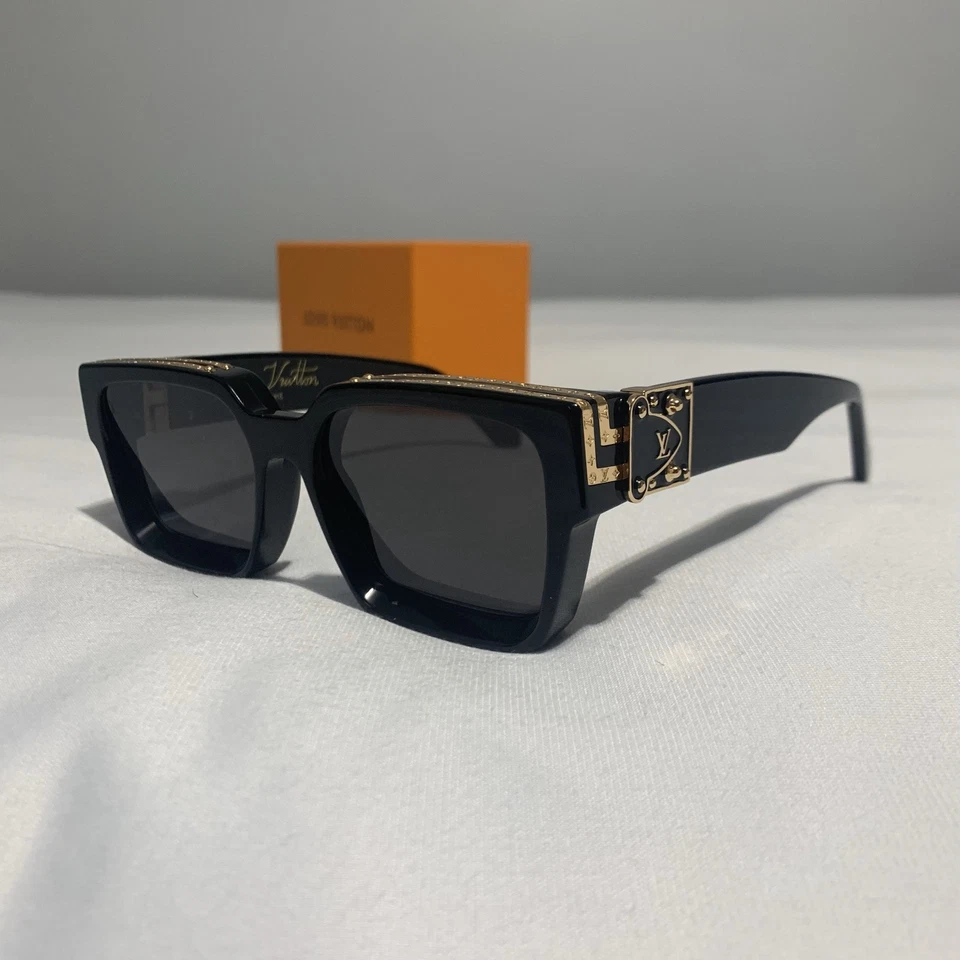 Louis Vuitton Sunglasses Z1165W Millionaire Black and Gold (Pre-Owned) - Image 1 of 4
