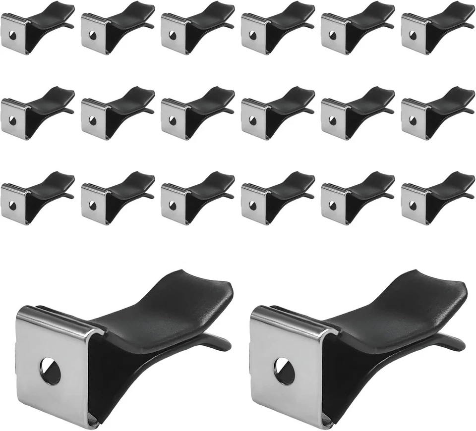 BWBWND 20PCS Square Head Car Vent Clips, Auto Air Conditioner Decorative Clips Output P
