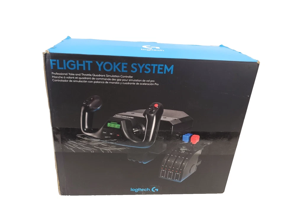 Logitech G Flight Yoke System - Black (Open Box) - Image 1 of 1