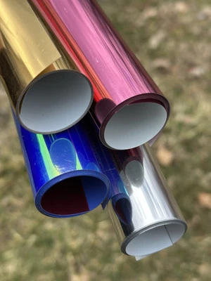 4 Yards Metallic Foil HTV Heat Transfer Vinyl STAHLS LOT Of 4 12”x36” Remnants - Image 1 of 4