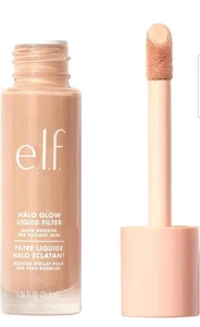 e.l.f. Halo Glow Liquid Filter, 4 Medium   Complexion Booster for a Glowing - Picture 1 of 3
