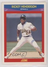 1990 Score Superstars Box Set Rickey Henderson #90 HOF