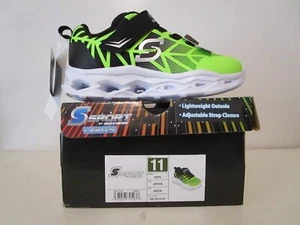 S Sport by Skechers Jayden Toddler Boys Light-Up Sporty Sneakers Green Size 11 - Picture 1 of 6