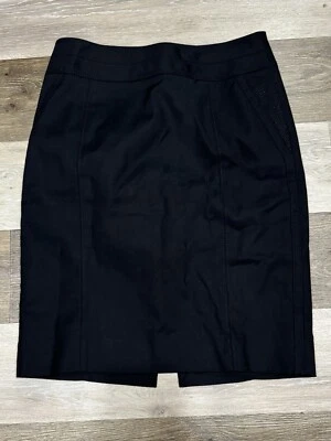 Falda forrada negra forma perfecta del mercado negro de la Casa Blanca para mujer talla 4 ¡en excelente estado usada! Foto 1 de 4