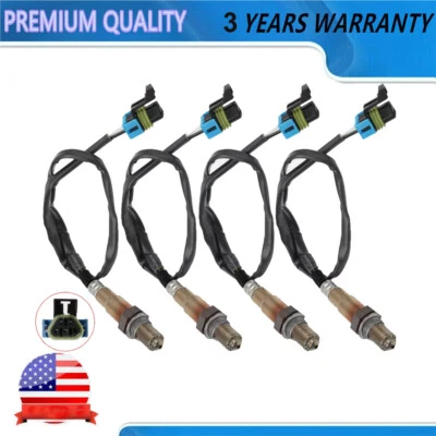 Juego de 4 sensores de oxígeno aptos para Cadillac SRX 2010 2011 3,0 L V6 2012-2016 3,6 L V6 Foto 1 de 4