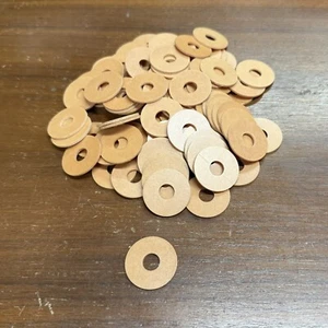 100 asientos de válvula exterior fenólica NOS para piano Simplex de 3 niveles 5/16" ID - Imagen 1 de 2