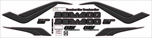 SEADOO GTI 1998 / 99  Graphics / Decal / Sticker Kit CARBON FIBER PRINT - Picture 1 of 3