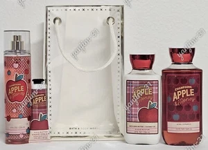 BATH AND BODY WORKS - CHAMPAGNE APPLE & HONEY - 5-PIECE GIFT SET - NEW - Picture 1 of 8