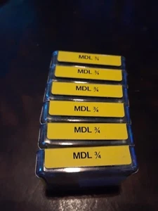 5x Fusibili in vetro soffiato lento MDL-3/4 MDL 125v/250v - Foto 1 di 3