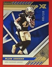 2020 Panini XR Blue /199 Alvin Kamara #36 New Orleans Saints