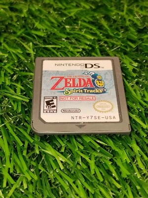 Legend of Zelda Spirit Tracks NFR Not For Resale demo cart back sticker RARE - Image 1 of 2