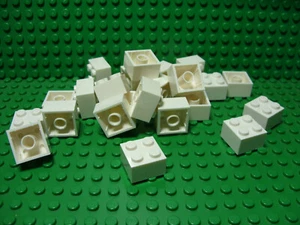 ** LOTE 25 CT ** Lego NUEVO blanco 2 x 2 ladrillos estándar lote de 25 - Imagen 1 de 1