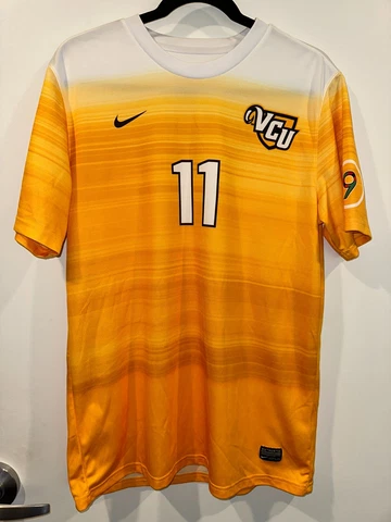 Men's Nike VCU Rams NCAA Team Issued Game Worn Soccer Jersey - #11 Size Large Cover