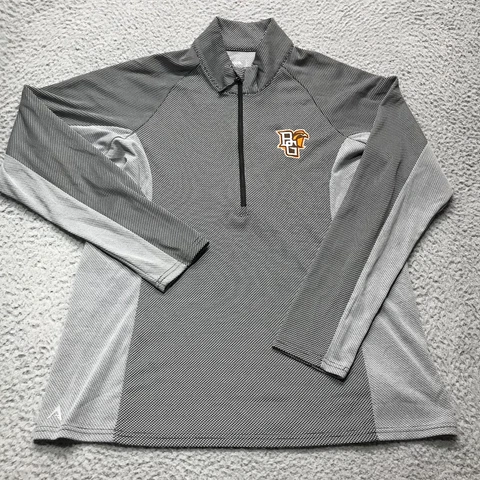 Bowling Green State University Shirt Womens XL Quarter Zip Falcons Long Sleeve Cover