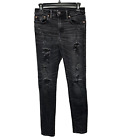 American Eagle Jeans Size 29x32 Black Distressed Skinny
