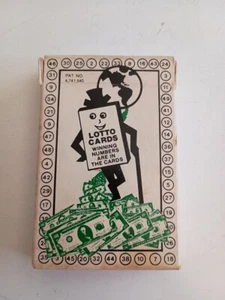 Lotto Cards "Winning Numbers Are In The Cards" S.L Inc 1986 VGC - Picture 1 of 13