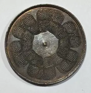 Interesting Great Britain King Edward VII Machined Penny - Picture 1 of 2