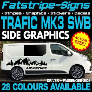 PEGATINAS GRÁFICAS RAYAS AUTOCARAVANA RENAULT TRAFIC MK3 SWB L1 AUTOCARAVANA - Imagen 1 de 2