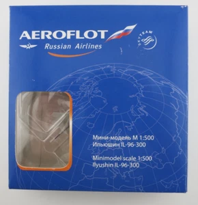 Herpa Aeroflot Ilyushin IL-96-300 Model - 1:500 - 509886 - Picture 1 of 17