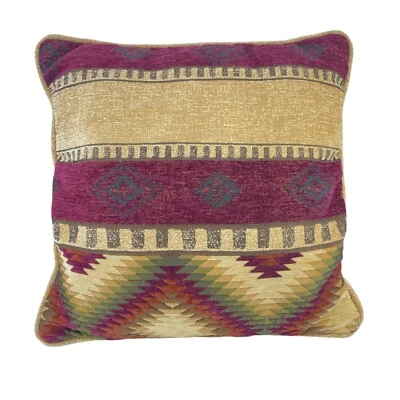 croscill home southwestern geometric throw pillow 17x17 Inches - Image 1 of 4