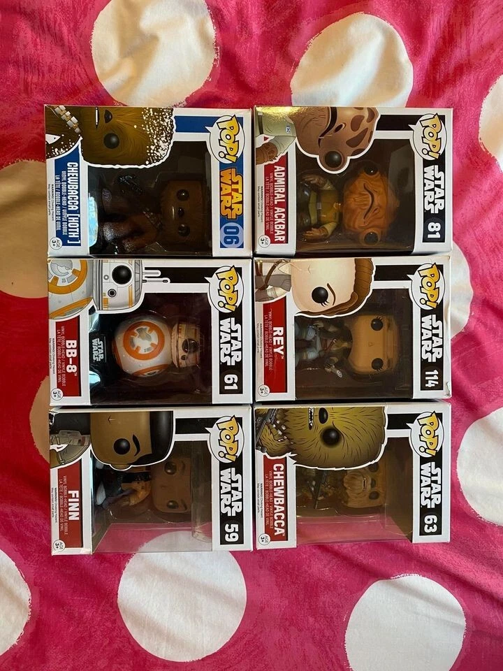 Assorted STAR WARS Funko Pops - Great Condition, Cheap Bundle Price - image 1 of 1