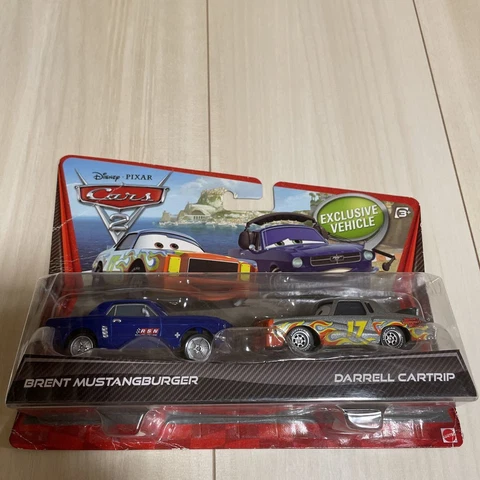 Matel Cars Darrell Cartrip Brent Mustangburger Diecast Mini Car Character Car Cover