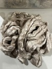 Tussah silk roving felting hand spinning fibre combed 4.4oz