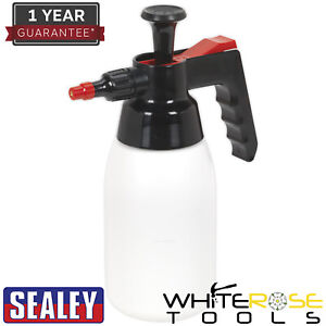 Sealey Pressure Solvent Sprayer with Viton® Seals 1L Premium Spray Bottle