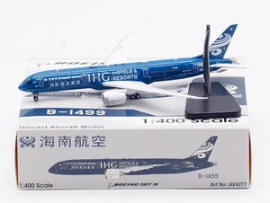 Aviación 1:400 Hainan Airlines Boeing B787-9 Diecast Aircraft JET Modelo B-1499 - Imagen 1 de 18