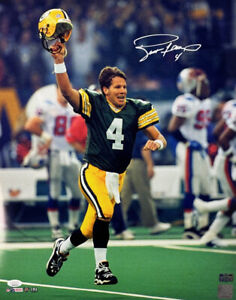 Packers NFL MVP & Hall of Famer BRETT FAVRE Signed 16x20 Photo #3 AUTO - JSA